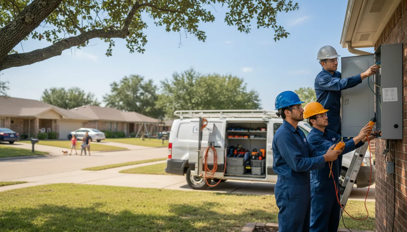 Certified electrician providing emergency electrical services in Richford, NY